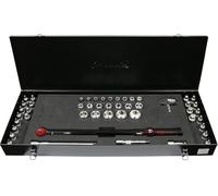 KS Tools 516.1475 1/2" Conjunto de herramientas ERGOTORQUE®precision de 60-320 Nm para llave dinamométrica, 49 pzs