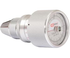 KS Tools 516.3410 Comprobador de par electrónico de precisión con reloj comparador y función de valor máximo, 1-15cNm