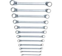KS Tools 517.0250 Juego de llaves de estrella dobles, acodadas, 12 pzs, 6-32 mm