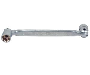 KS Tools 517.0330 - Llave articulada doble de perfil E Torx, E6 x E8