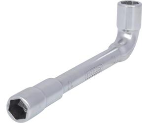 KS Tools 517.0410-E Llave de pipa con agujero pasante ULTIMATEplus, 10mm, colgador