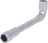 KS Tools 517.0410 - Llave de pipa, hexagonal, maciza, curvada 90° (entrecaras 10 mm)