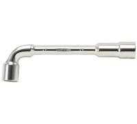 KS Tools 517.0418 - Llave de pipa, hexagonal, maciza, curvada 90° (entrecaras 18 mm)