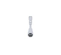 KS Tools 517.0430 - Llave de pipa, hexagonal, maciza, curvada 90° (entrecaras 30 mm)