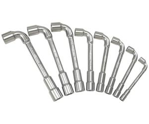 KS Tools 517.0451 - Pack de 11 piezas con llaves de pipa, en caja de cartón, curvadas 90° (tamaño: 6-19 mm)