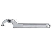 KS Tools 517.1324 Llave de gancho articulada con espiga, 35-50 mm