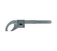 KS Tools 517.1397 Llave de gancho articulada con pico, 10-50 mm
