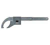 KS Tools 517.1399 Llave de gancho articulada con pico, 30-200 mm