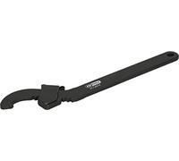 KS Tools 517.2476 Llave de gancho ajustable con pico, 95 - 165 mm