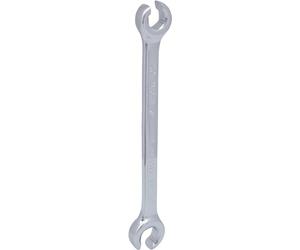 KS Tools 518.0523-E Llave de estrella doble abierta CHROMEplus, en ángulo, 10x11 mm, colgador