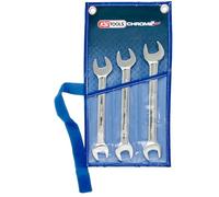 KS Tools 518.0743 Juego de llaves de boca estrellada doble CHROMEplus 3 pzs