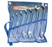 KS Tools 518.0847 Juego de llaves de estrella dobles CHROMEplus, 7 pzs