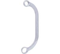 KS Tools 518.0856-E Llave de estrella plana en media luna CHROMEplus, 14x17 mm, colgador