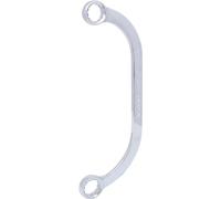 KS Tools 518.0857-E Llave de estrella plana en media luna CHROMEplus, 16x18 mm, colgador