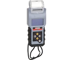 KS Tools 550.1646 Analizador del cargador y la batería digital de 12 V con impresora integrada