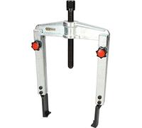 KS Tools 620.0016 Extractor universal de sujeción rápida de 2 garras con garras delgadas y prolongadas, 25-130 mm, 200 mm