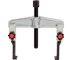 KS Tools 620.1102 - Extractor universal de sujeción rápida de 2 brazos con gancho estrecho (tamaño: 25-130 mm)