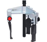 KS Tools 630.0009 Extractor universal de sujeción rápida de 3 garras con garras delgadas, 50-160 mm