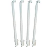 KS Tools 655.0012 - Pack de 4 piezas con juego de ganchos para extractor de rodamiento de bolas (tamaño: 120 mm)