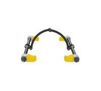 KS Tools 670.0051 Tensor de muelles con arco de seguridad y gancho revestido con plástico, 300 mm