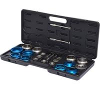 KS Tools 700.1280 Juego de montaje universal para retén Simmer y arandela obturadora para árboles, 24 pzs