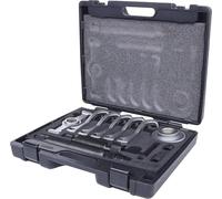 KS Tools 700.1400 - Pack de 11 piezas de extractor de bujes/extractor de árboles cardán universal, hidráulico