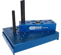 KS Tools 700.1740 - Base de prensa universal (tamaño: 245 x 200 mm) | Soporte universal para prensa, 15 t