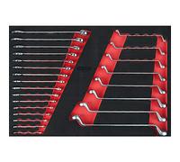 KS Tools 711.0027 Juego de llaves, 24 pzs, en sistema modular 1/1