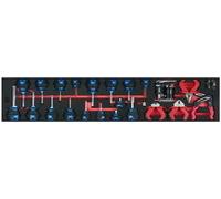 KS Tools 711.1059 Juego de alicates y destornilladores, 59 pzs, en sistema modular 1/1