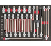 KS Tools 712.5038 38 Módulo mecánico largo para bits 1/4 1/2 pulgadas