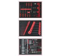 KS Tools 713.0215 Juego de módulos universales para 3 cajones con 215 herramientas de alta calidad