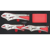 KS Tools 713.1003 - Alicates Grip Set, 3 pcs, inserto sistema 1/3