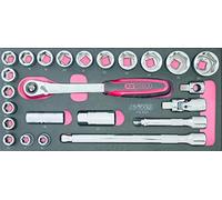 KS Tools 713.1024 Ultimate módulo de 24 llaves/accesorios 1/2 "