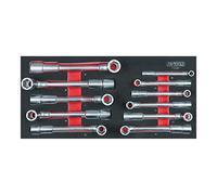 KS Tools 713.2011 - Llave de cabeza Pipe set, 11 piezas