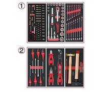 KS Tools 714.0114 Composición de 114 herramientas 2 cajones para carro