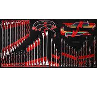 KS Tools 813.0068 Juego de llaves fijas en inserto de gomaespuma, 68 pzs