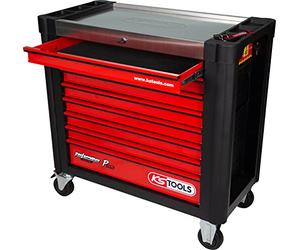 KS Tools 825.8564 Dotación de carro de taller Performanceplus P25 con 564 herramientas para 8 cajones