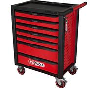 KS Tools 826.0007 pieza pequeña y caja de herramientas Caja metálica para herramientas Acero Negro, Rojo