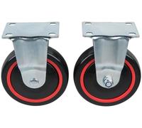 KS Tools 826.9506 Juego de ruedas fijas RACINGline, con tornillos