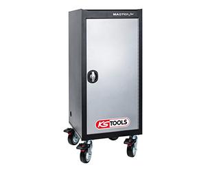 KS Tools 865.0020 Carro de servicio para estaciones móviles de comprobación de gases de escape / equipamiento de diagnóstico, 1155x500x500mm