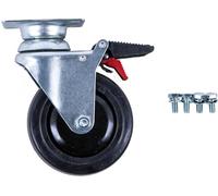 KS Tools 873.5008-R011P Rueda pivotante con freno para carro de taller PERFORMANCEplus con tornillos