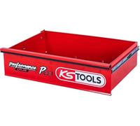 KS Tools 873.5008-R012P Cajón con logotipo y guía de bolas para carro de taller P35, 568x398x145 mm