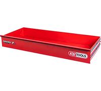 KS Tools 873.6008-R002P Cajón con logotipo y guía de bolas para carro de taller P40, 1429x568x180 mm