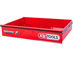 KS Tools 873.7014-R009P Cajón con logotipo y guía de bolas para carro de taller P45, 785x568x145 mm