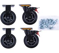 KS Tools 873.7014-R013P Juego de ruedas para carro de taller P45 con tornillos