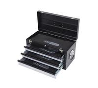 KS Tools 891.0003 - Caja de herramientas con 3 cajones deslizantes y cajón superior con tapa abatible, color rojo