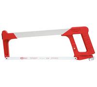 KS Tools 907.2100 - Arco de sierra de metal, ligero, con protección para la mano y apoyo para el pulgar (tamaño: 300 mm)
