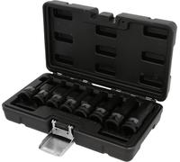 KS Tools - 911.0902 - juego de 8 vasos largos para destornillador de impacto - herramientas de 6 caras - 1/2" - 5-19 mm
