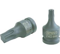 KS Tools 911.0914 1/2" Llave de vaso de impacto con punta para tornillos Torx, corta, T45
