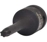 KS Tools 911.0916 - Bit con adaptador de impacto, acero especial, pavonado, T40 (tamaño: 1/2")